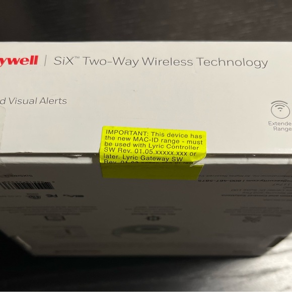 *New Sealed*Honeywell Six Two-Way Wireless Technology Siren - Picture 4 of 5